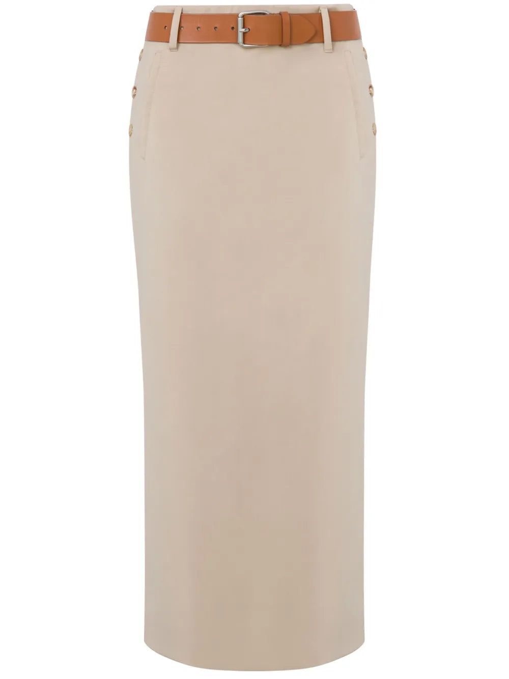 Belted Midi Skirt