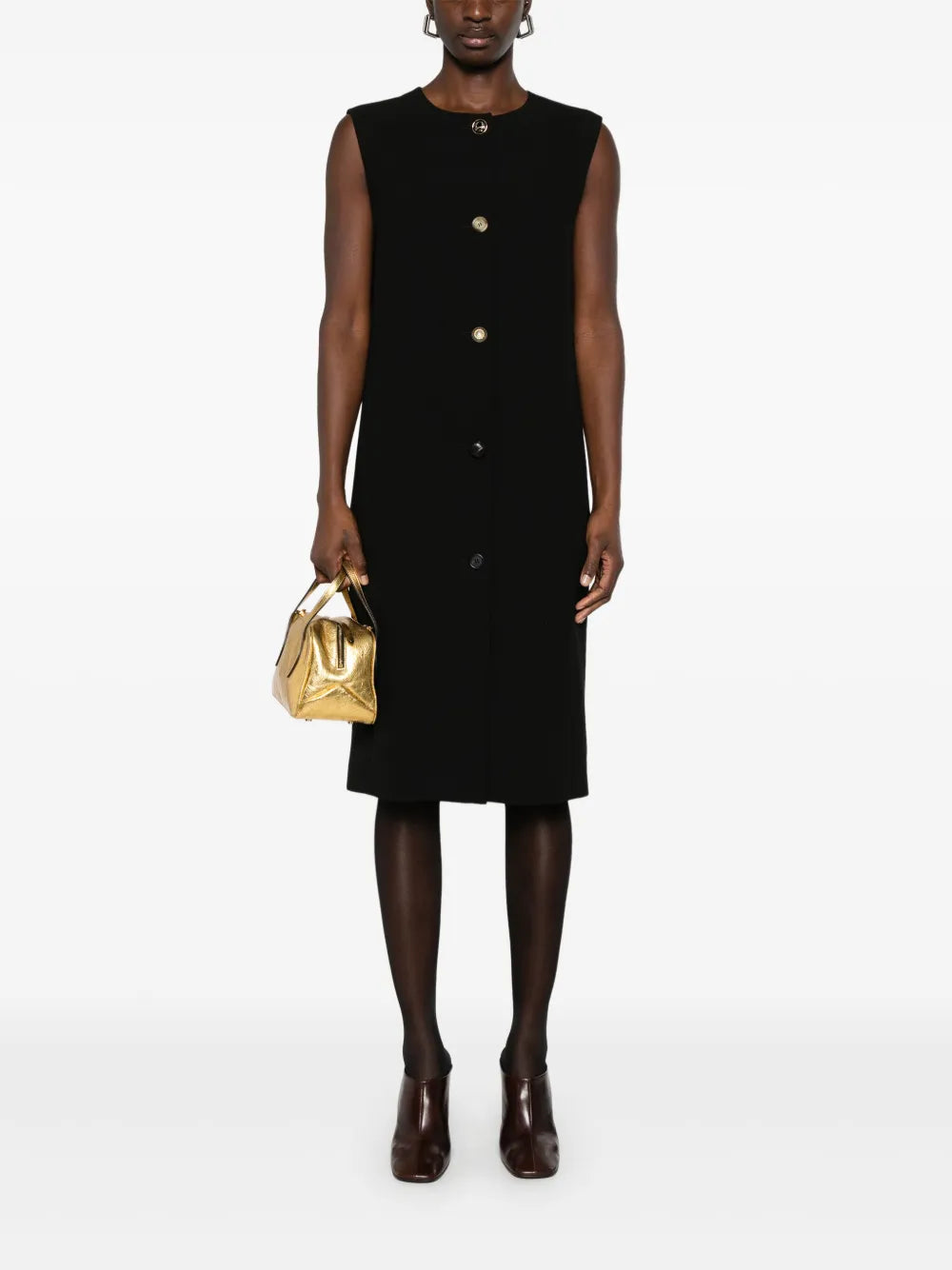 Crepe Midi Dress