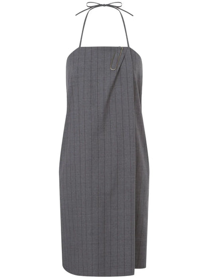 Pinstripe Mini Dress