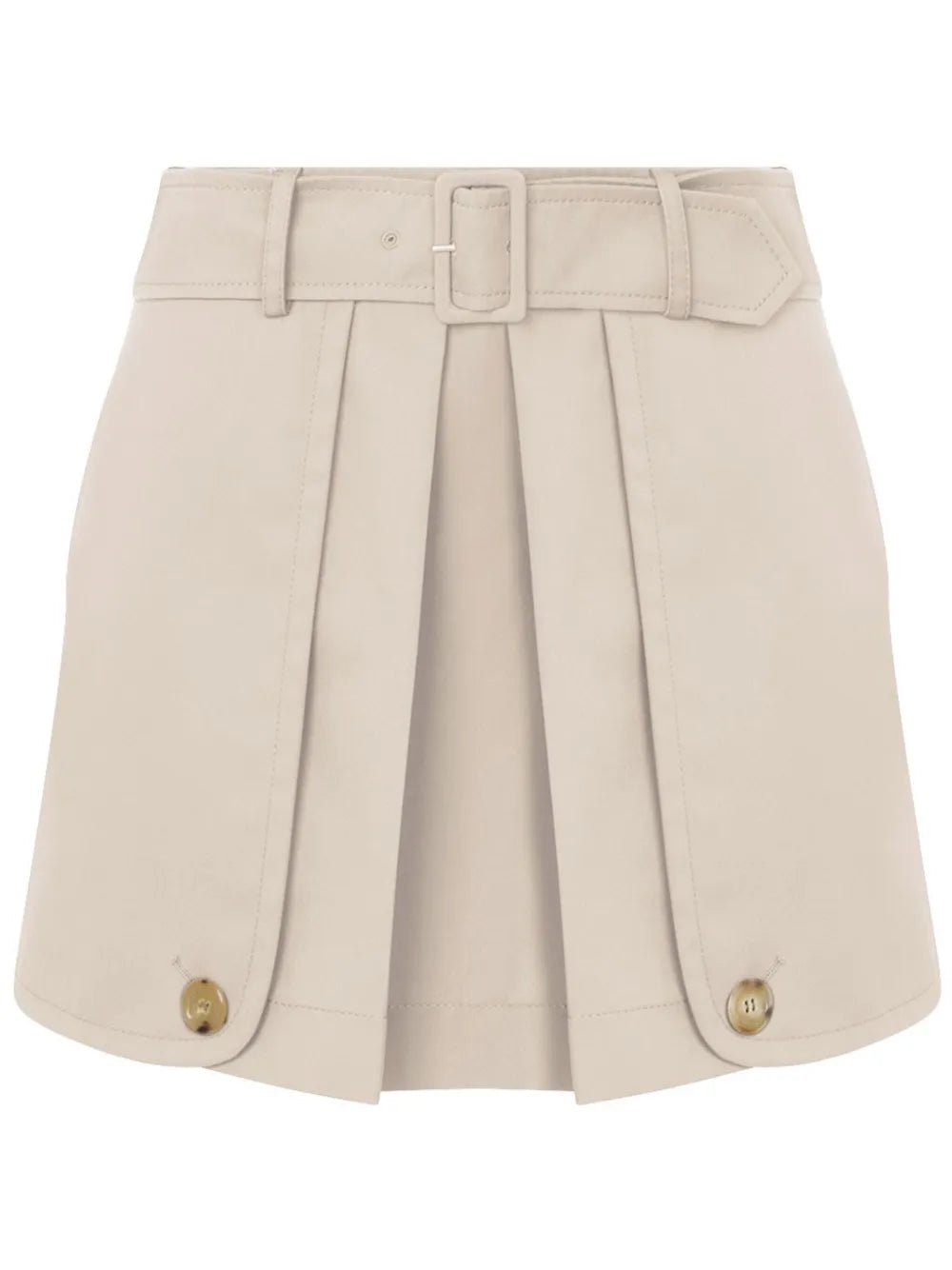 Pleated Mini Skirt