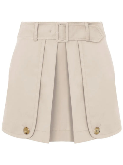 Pleated Mini Skirt