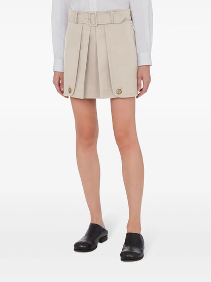 Pleated Mini Skirt
