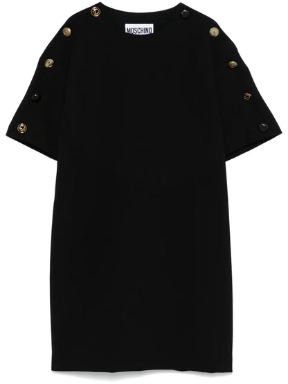 Crepe Mini Dress