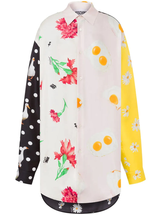Mix-Print Shirt