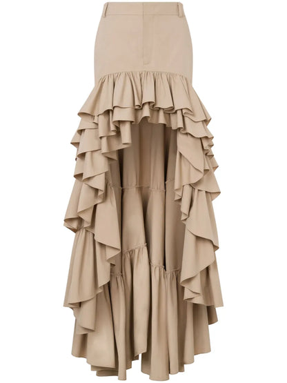 Ruffled Maxi Skirt