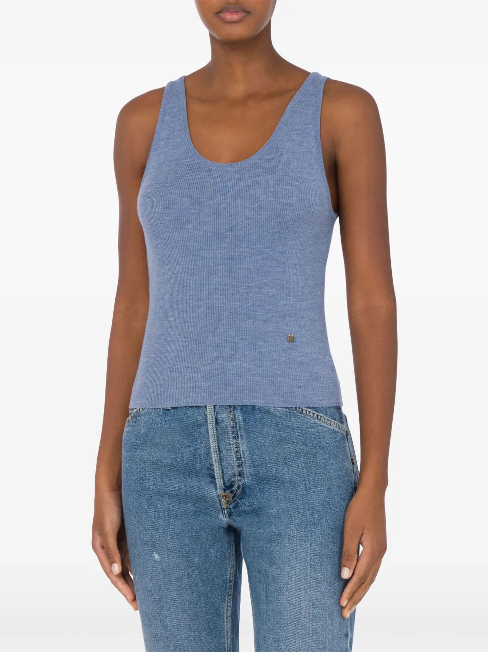 Fine-Ribbed Top