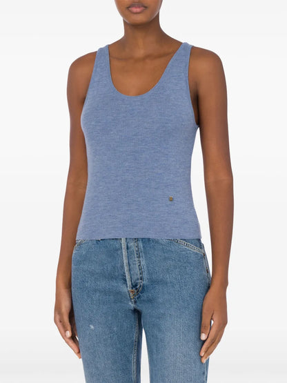Fine-Ribbed Top