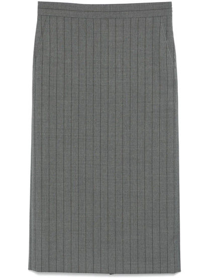 Striped Midi Skirt