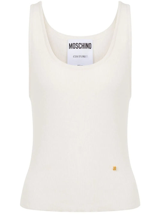 Fine-Ribbed Tank Top