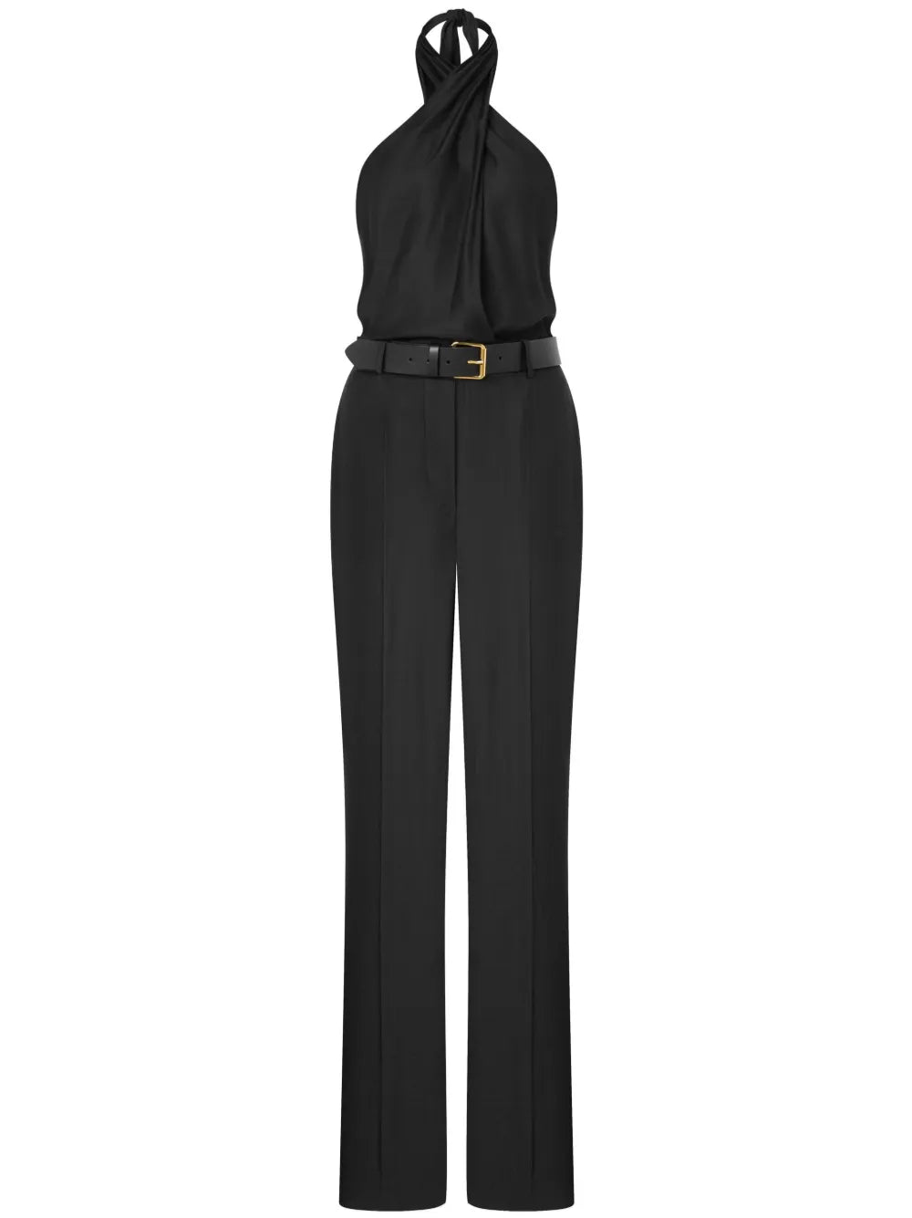 Belted Halterneck Jumpsuit