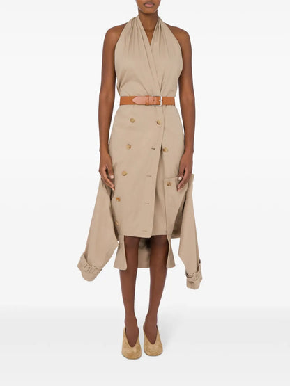 Asymmetric Midi Dress