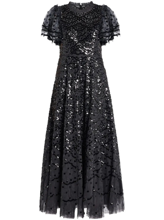 Sequinned Maxi Dress
