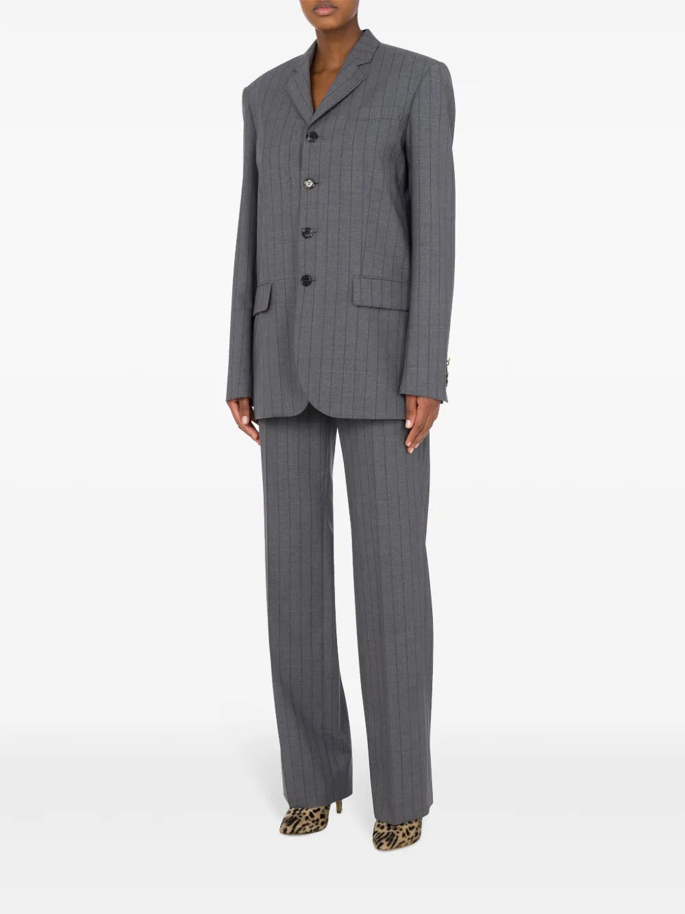 Pinstriped Blazer