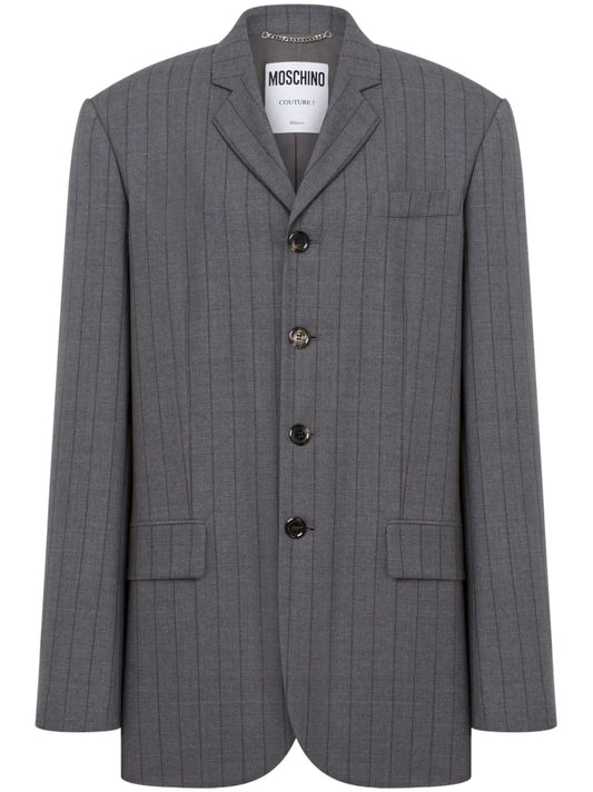 Pinstriped Blazer