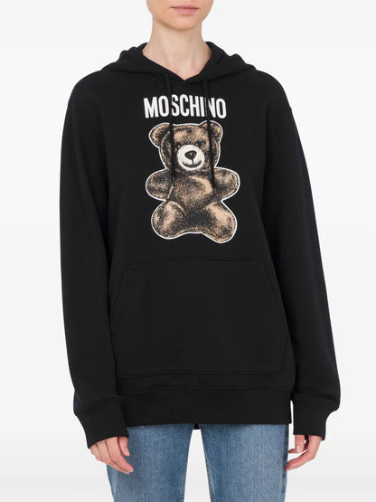 Teddy Bear-Print Hoodie
