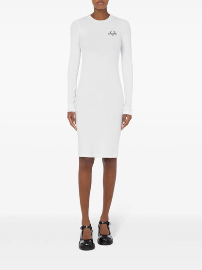 Logo-Print Mini Dress