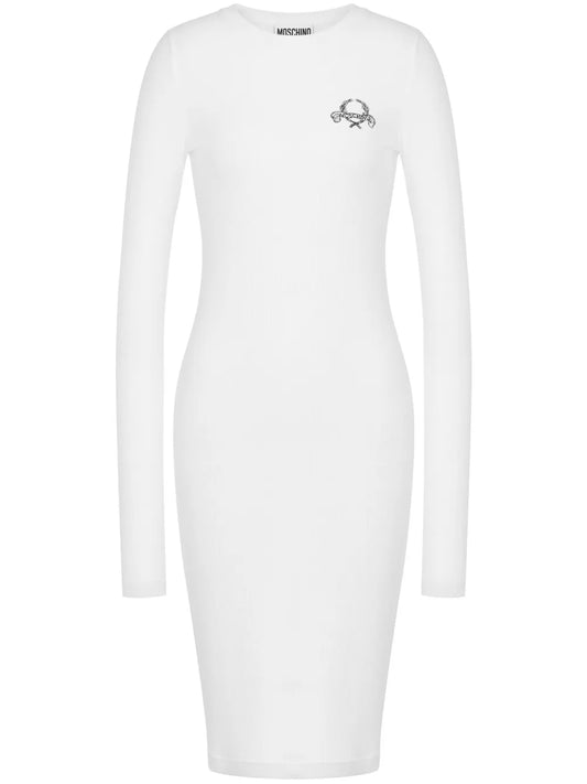 Logo-Print Mini Dress
