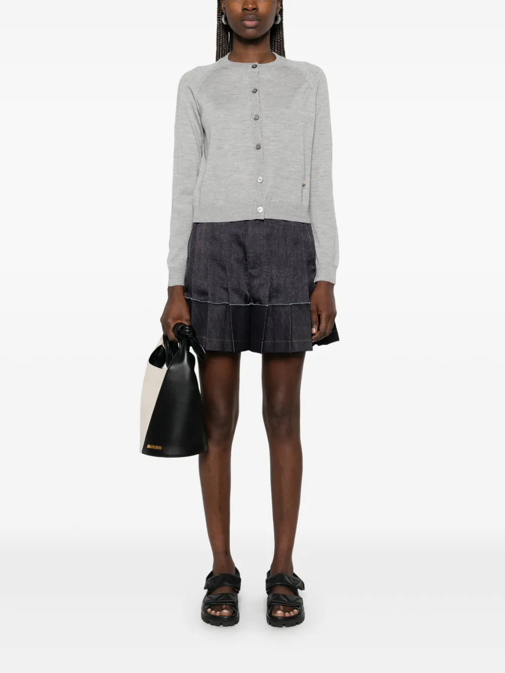 Crew-Neck Cardigan