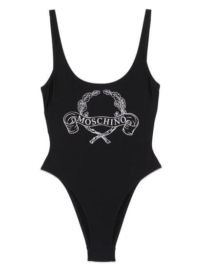 Logo-Print Swimsuit