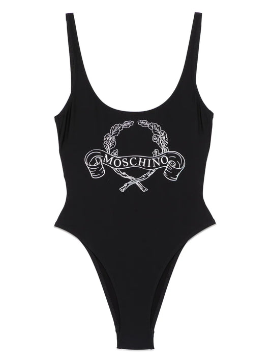 Logo-Print Swimsuit