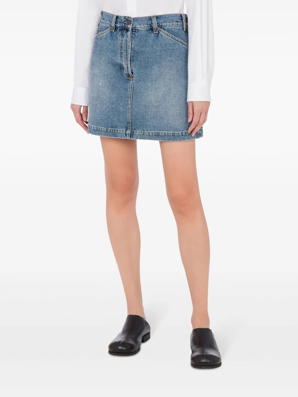 Denim Mini Skirt
