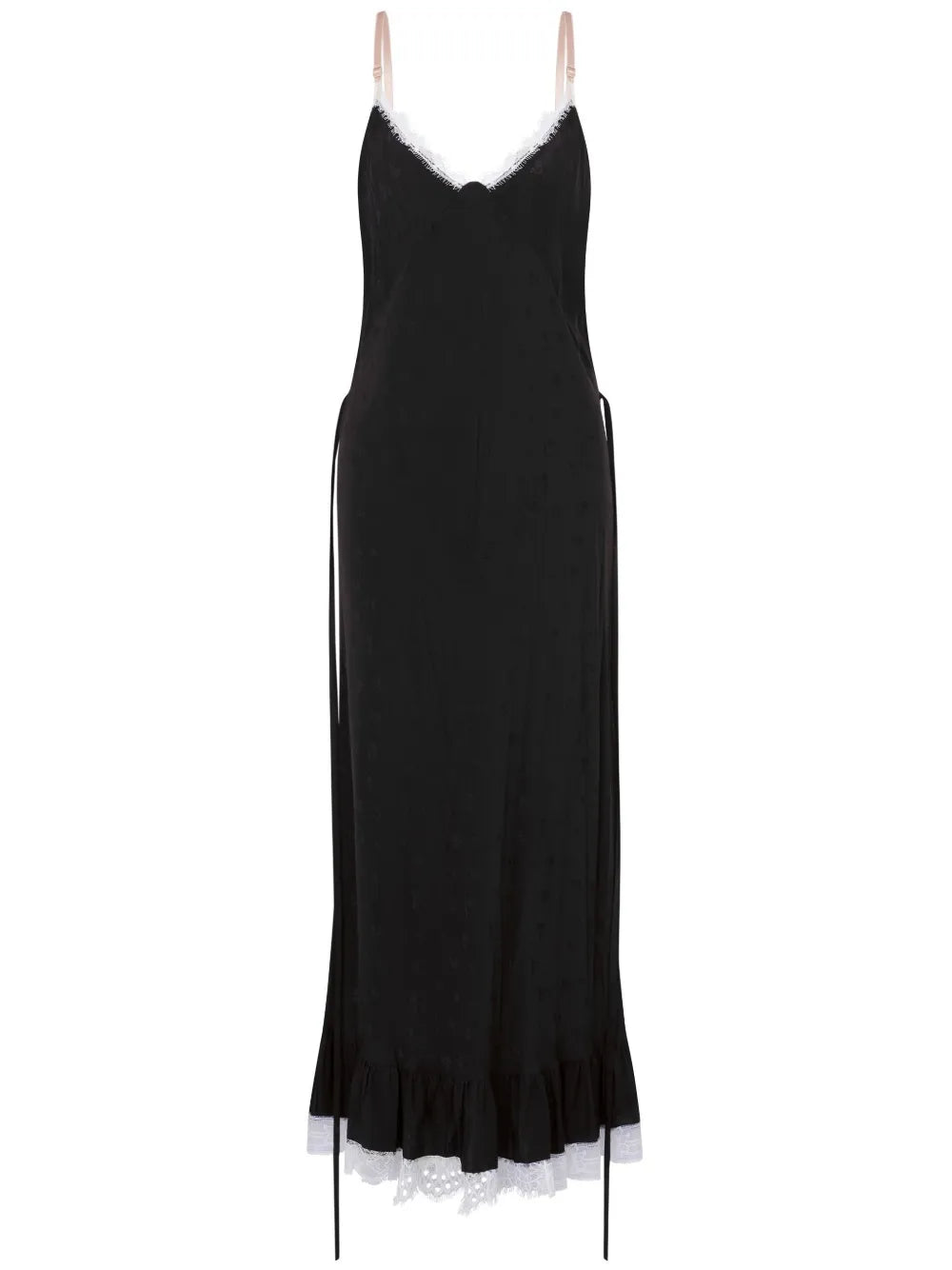 Lace-Trim Maxi Dress