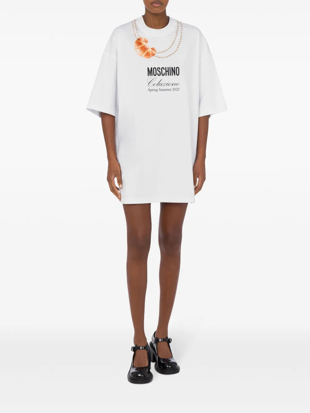 Logo-Print Mini Dress