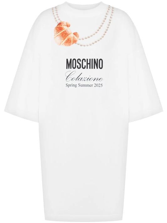 Logo-Print Mini Dress