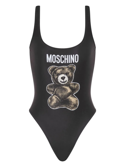Teddy Bear-Motif Swimsuit