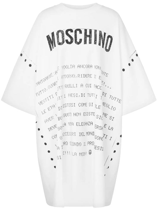 Logo-Print Mini Dress