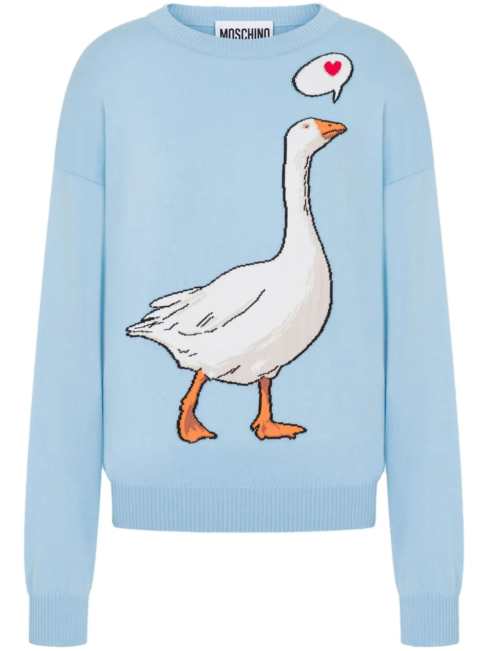 Goose-Motif Sweater