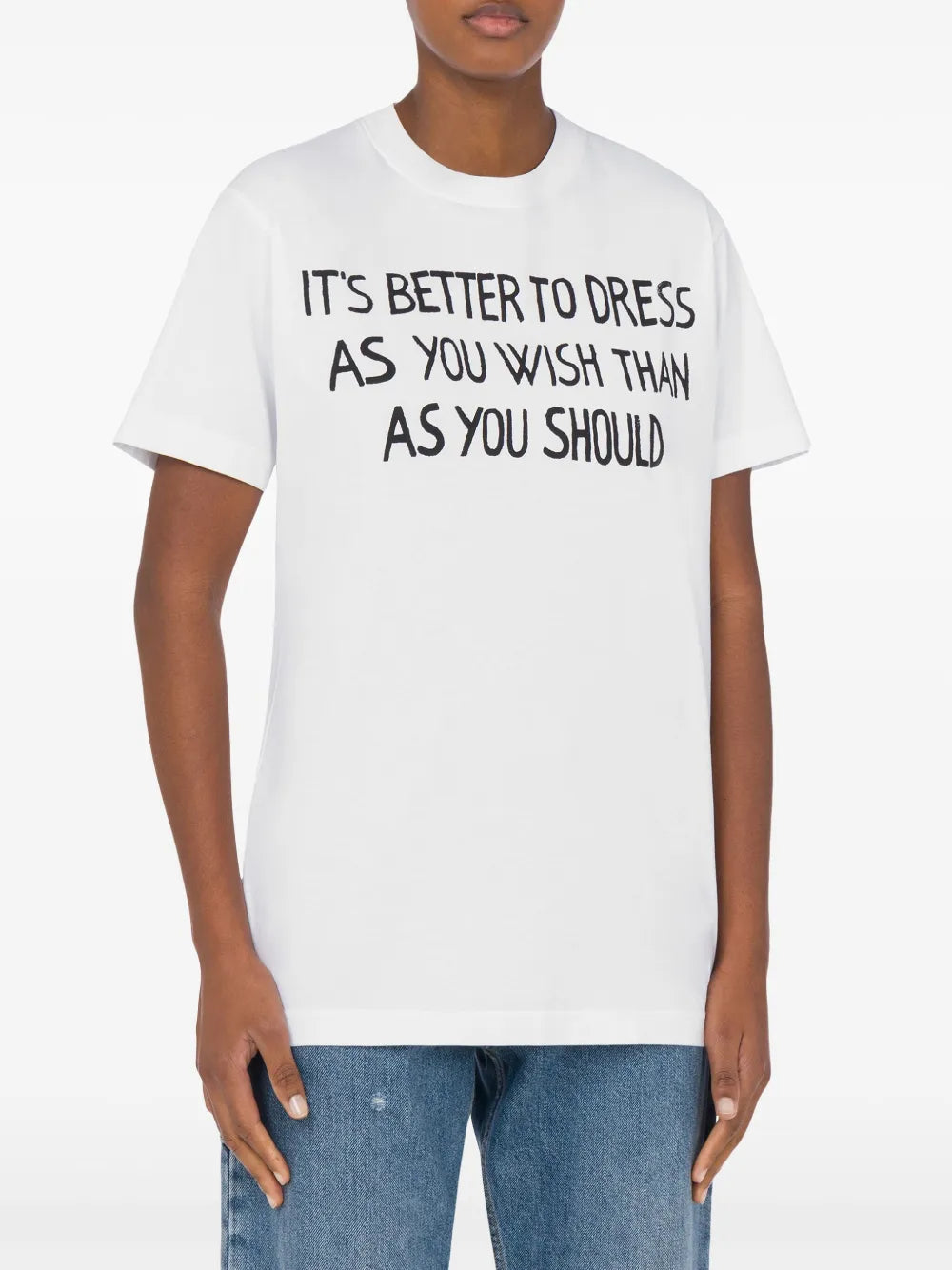 Slogan-Print T-Shirt