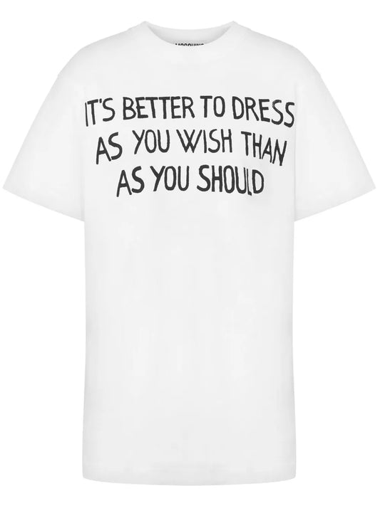 Slogan-Print T-Shirt