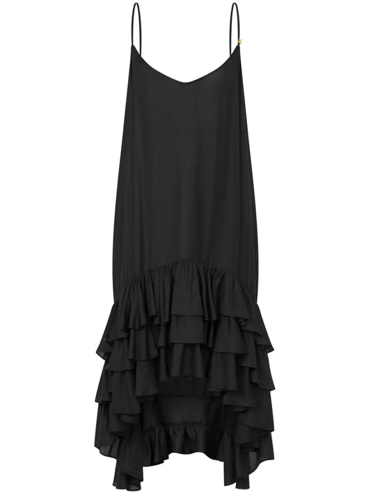 Ruffled Midi Dress