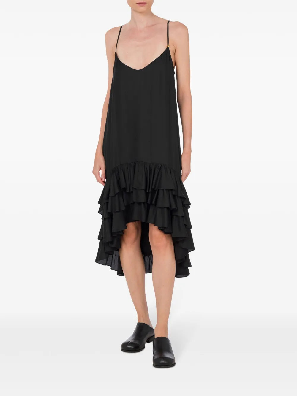 Ruffled Midi Dress