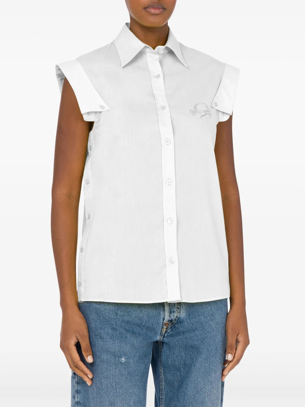 Embroidered-Logo Shirt