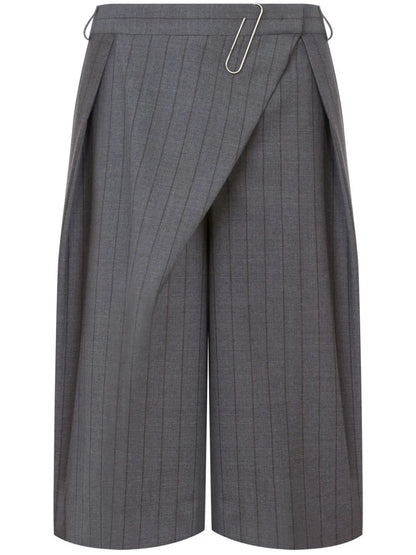 Overlapping-Panel Shorts