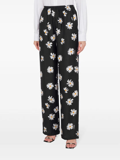 Daisy-Print Trousers