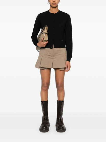Crew-Neck Cardigan