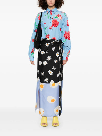 Floral-Print Shirt