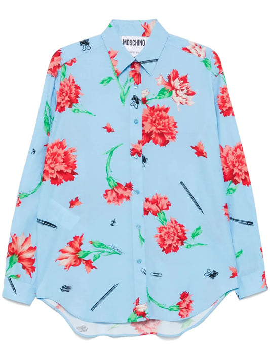 Floral-Print Shirt
