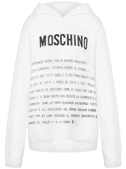 Text-Print Hoodie