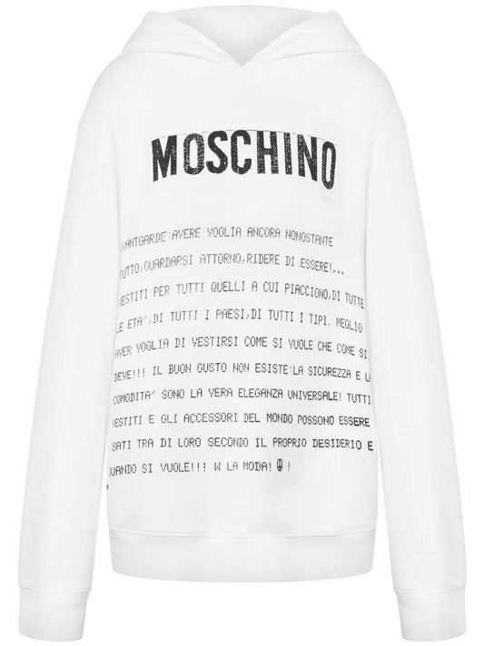 Text-Print Hoodie