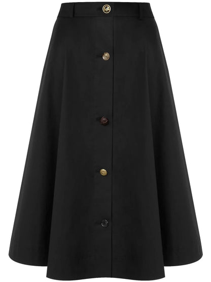 A-Line Midi Skirt