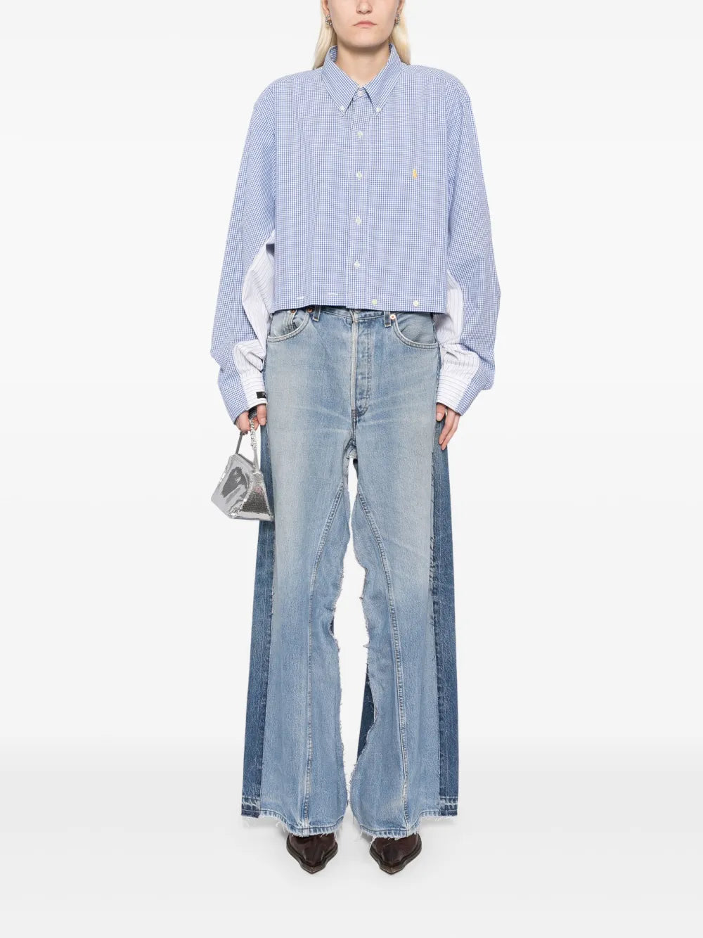 Panelled Jeans
