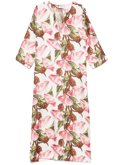 Floral-Print Maxi Dress