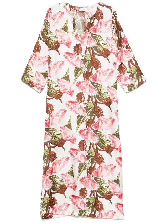 Floral-Print Maxi Dress