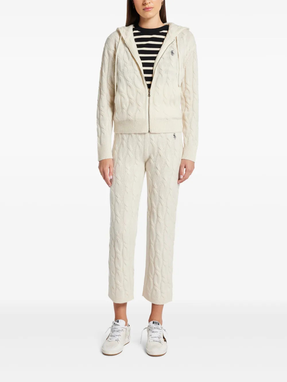 Cable-Knit Trousers