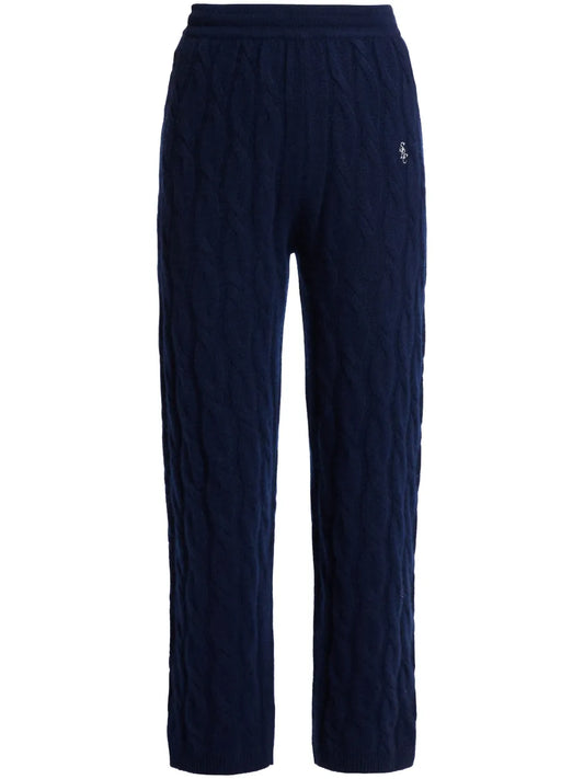 Cable-Knit Trousers