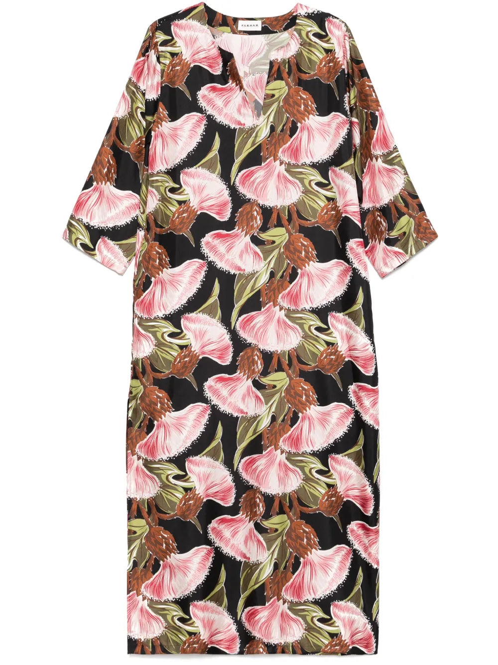 Floral-Print Maxi Dress